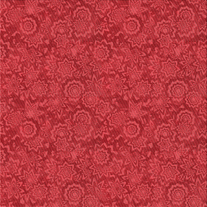 Round Machine Washable Transitional Red Rug, wshpat2774rd