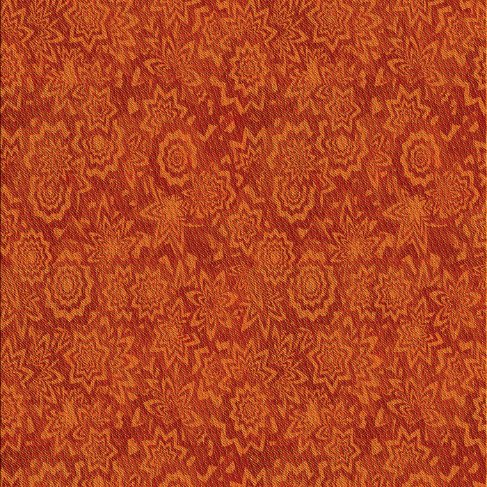Patterned Orange Red Orange Rug, pat2774yw