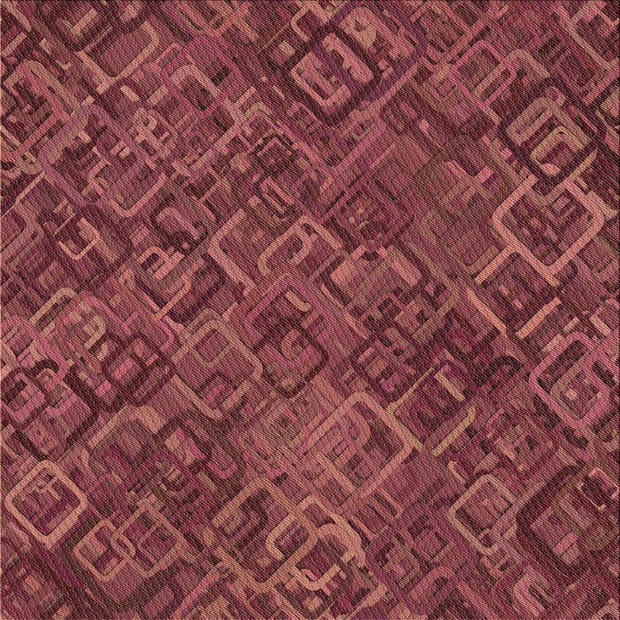 Round Machine Washable Transitional Orange Rug, wshpat2775brn