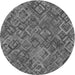 Square Patterned Gray Rug, pat2775gry