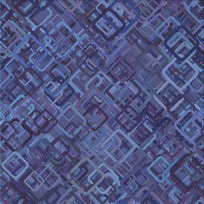 Round Machine Washable Transitional Blue Rug, wshpat2775lblu