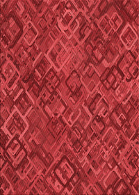 Machine Washable Transitional Red Rug, wshpat2775rd