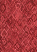 Machine Washable Transitional Red Rug, wshpat2775rd