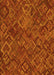 Patterned Orange Red Orange Rug, pat2775yw