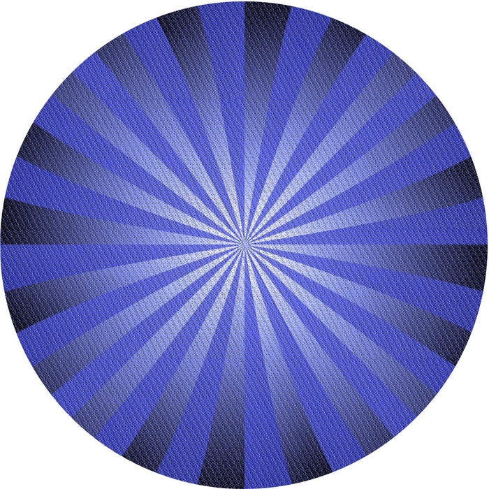 Square Patterned Cobalt Blue Rug, pat2776blu