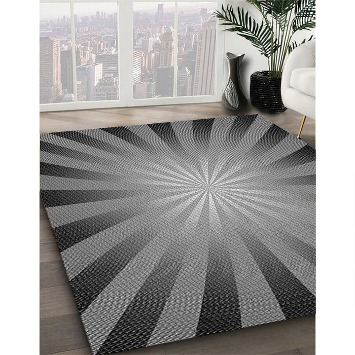 Machine Washable Transitional Gray Rug in a Family Room, wshpat2776gry
