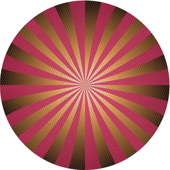 Square Patterned Crimson Red Rug, pat2776org