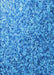 Machine Washable Transitional Blue Rug, wshpat2777lblu