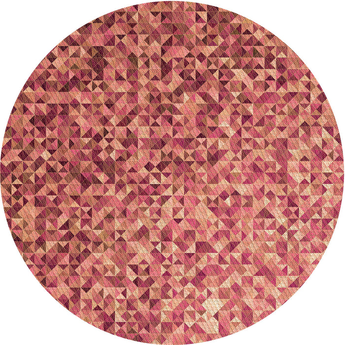 Square Patterned Crimson Red Rug, pat2777org