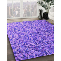 Patterned Purple Rug, pat2777pur