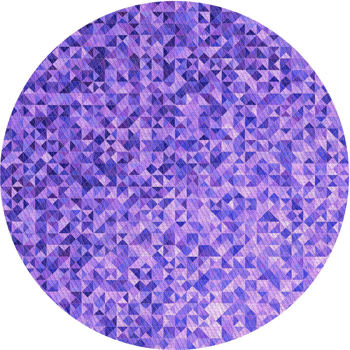 Square Patterned Purple Rug, pat2777pur