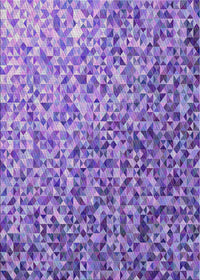 Machine Washable Transitional Amethyst Purple Rug, wshpat2777