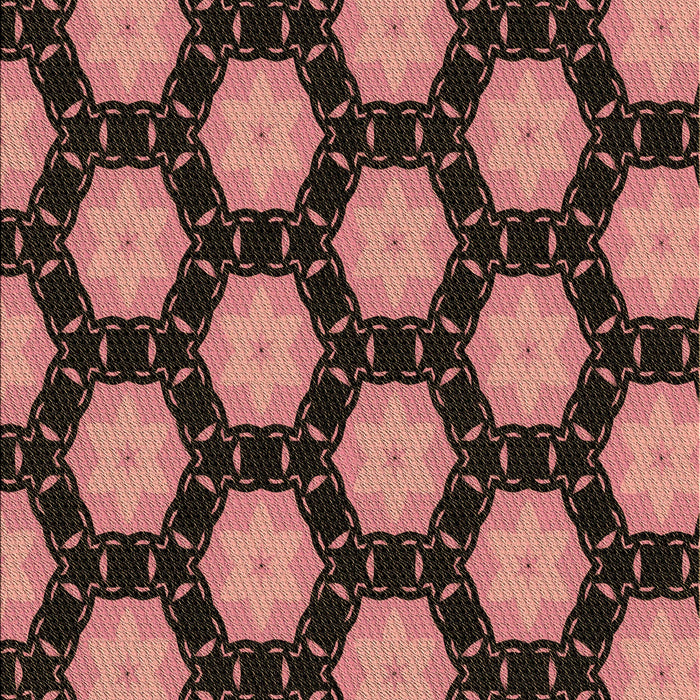 Patterned Sunrise Orange Rug, pat2778brn