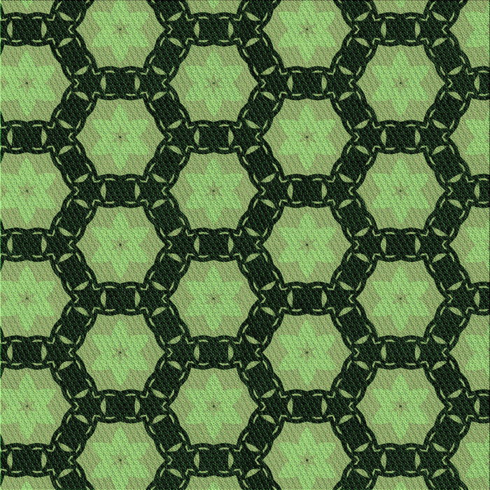 Round Patterned Dark Forest Green Rug, pat2778grn