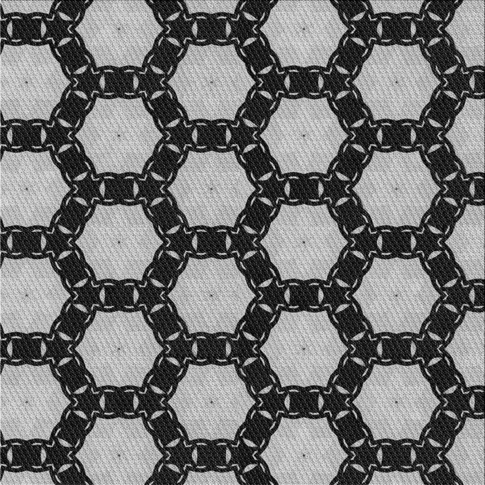 Round Patterned Charcoal Black Rug, pat2778gry