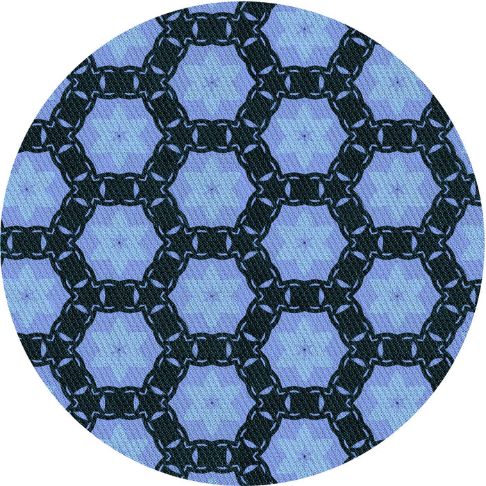 Square Machine Washable Transitional Crystal Blue Rug in a Living Room, wshpat2778lblu