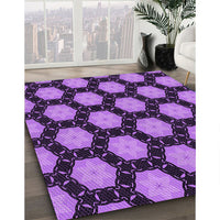 Patterned Purple Rug, pat2778pur