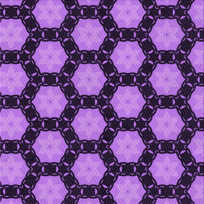 Round Patterned Purple Rug, pat2778pur