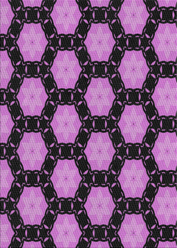 Patterned Dark Purple Novelty Rug, pat2778