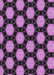 Machine Washable Transitional Dark Purple Rug, wshpat2778
