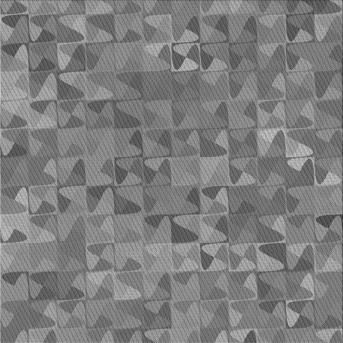 Round Patterned Ash Gray Rug, pat2779gry