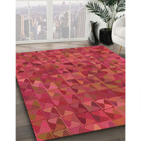 Patterned Red Rug, pat2779org