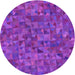 Square Machine Washable Transitional Crimson Purple Rug in a Living Room, wshpat2779pur