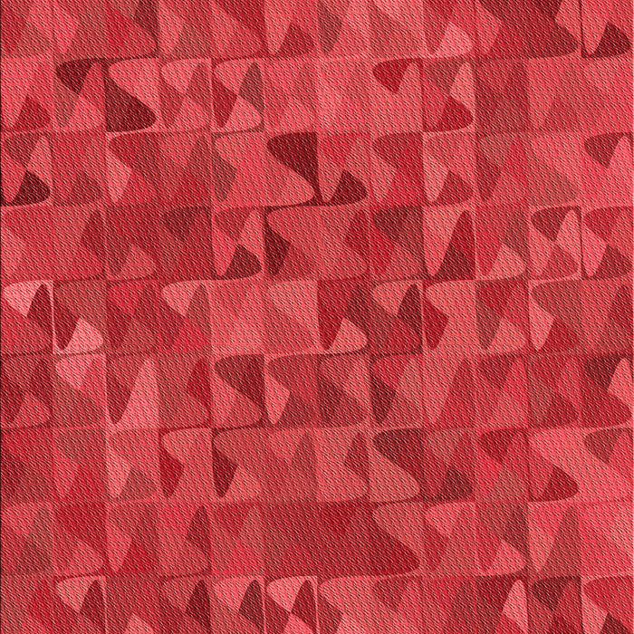 Patterned Red Rug, pat2779rd