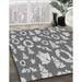 Patterned Ash Gray Rug in Family Room, pat278gry
