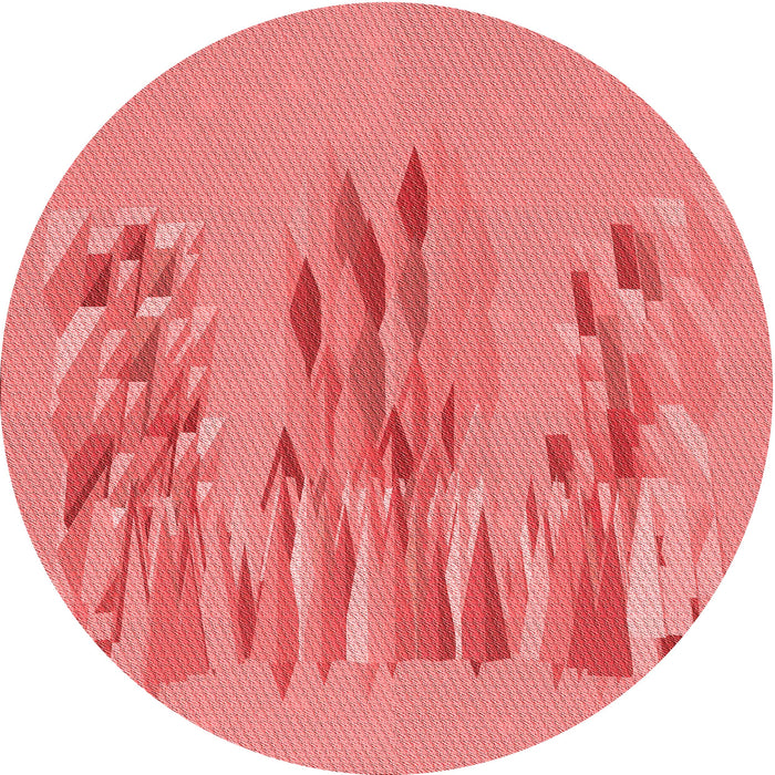 Square Machine Washable Transitional Fire Red Rug in a Living Room, wshpat2780rd