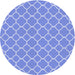 Square Patterned Sky Blue Rug, pat2781blu