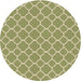 Square Machine Washable Transitional Ginger Brown Green Rug in a Living Room, wshpat2781brn