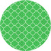 Square Patterned Neon Green Rug, pat2781grn