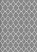 Patterned Cloud Gray Rug, pat2781gry