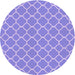 Patterned Light Slate Blue Rug, pat2781pur