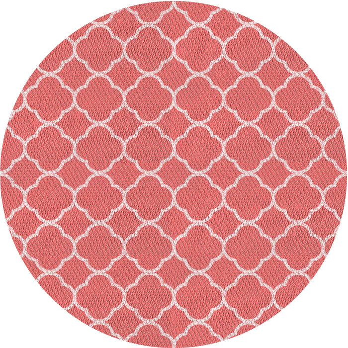 Patterned Fire Red Rug, pat2781rd
