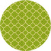 Patterned Pistachio Green Rug, pat2781yw