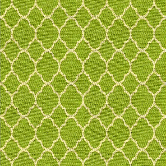 Round Patterned Pistachio Green Rug in a Office, pat2781yw
