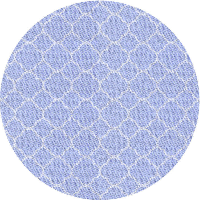 Patterned Sky Blue Rug, pat2782blu