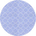 Patterned Sky Blue Rug, pat2782blu