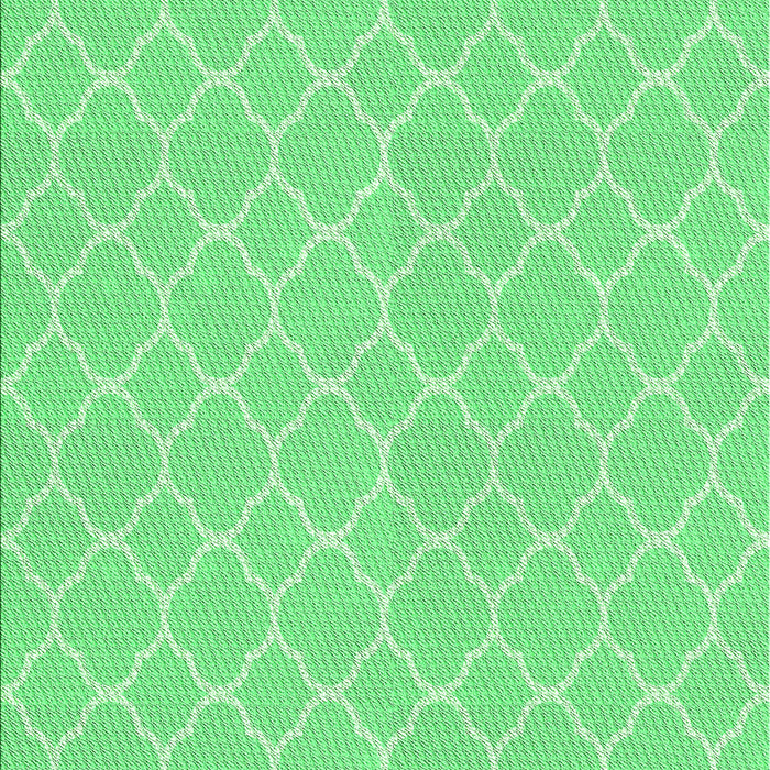 Patterned Green Rug, pat2782grn
