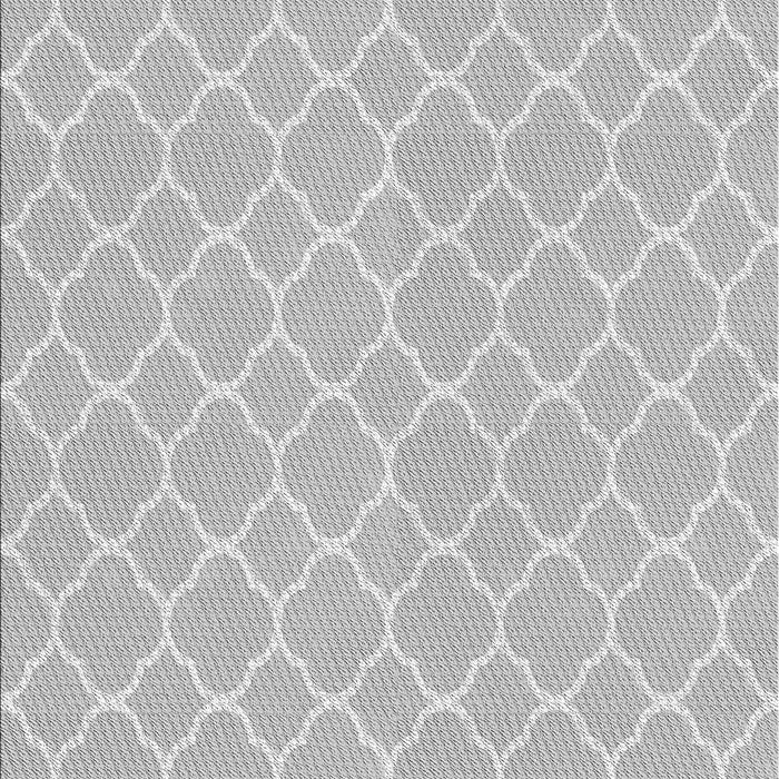 Machine Washable Transitional Dark Gray Rug, wshpat2782gry