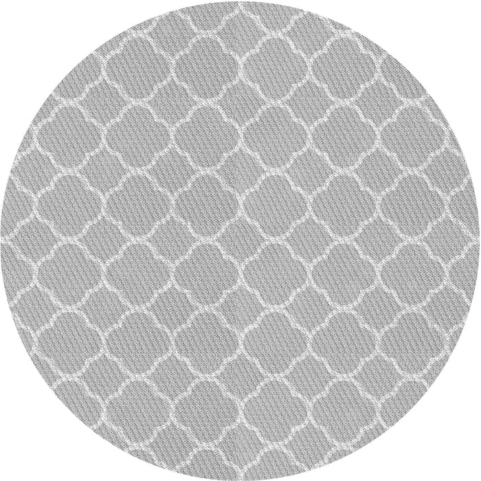 Square Patterned Dark Gray Rug, pat2782gry