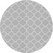 Square Patterned Dark Gray Rug, pat2782gry