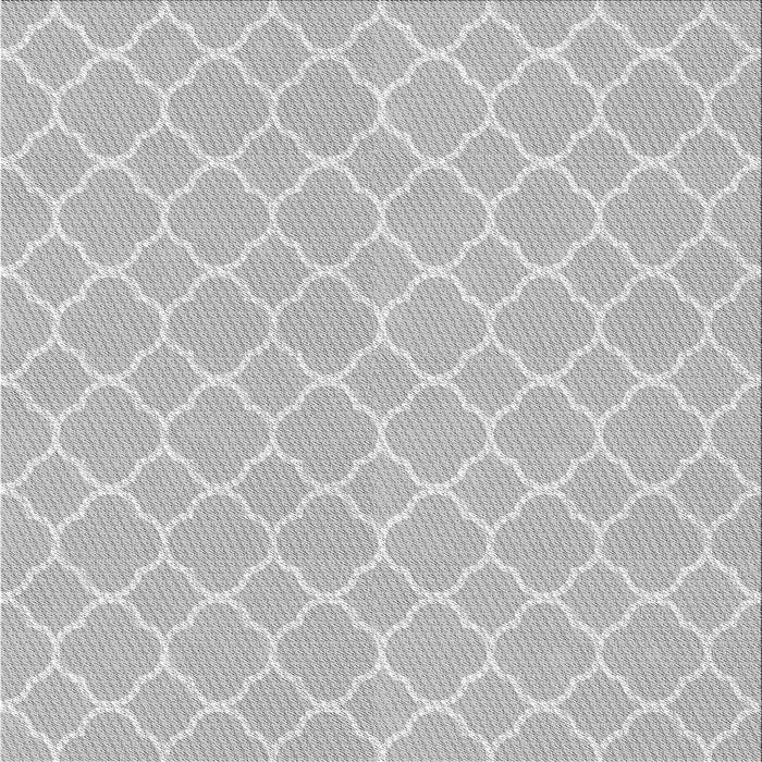 Round Patterned Dark Gray Rug, pat2782gry