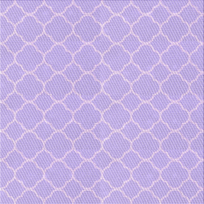 Round Patterned Blossom Pink Rug, pat2782pur