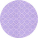 Square Patterned Blossom Pink Rug, pat2782pur