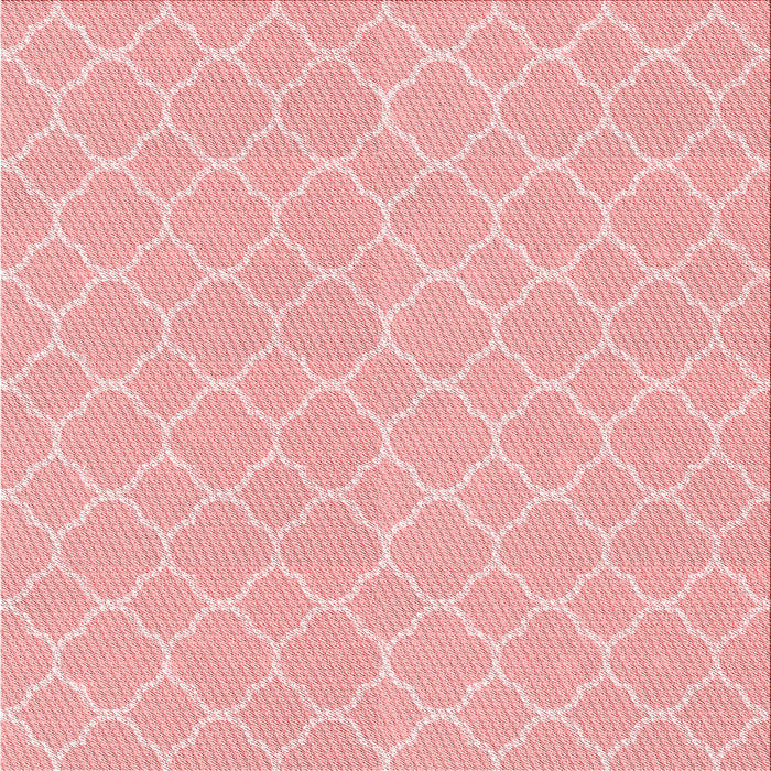 Round Patterned Red Rug, pat2782rd