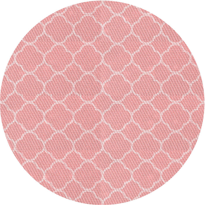 Square Patterned Red Rug, pat2782rd