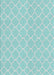 Machine Washable Transitional Seafoam Green Rug, wshpat2782